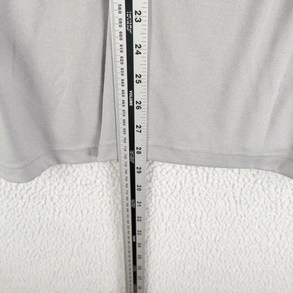 Travis Mathew Polo Mens Medium Gray Golf Performance Knit Stretch Preppy - Picture 5 of 9